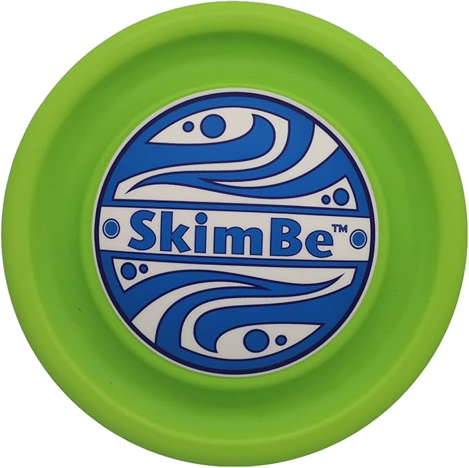 Skipping Disc Toy – Water Skipping Disc for Pool, Beach & Summer Fun – Floating Foam Throw Toy for Kids & Adults, Outdoor Water Play, Swim Training, Backyard Games (Green)