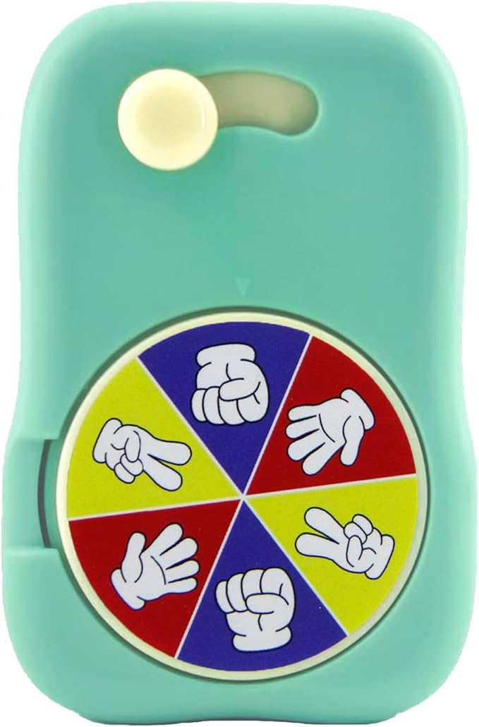6 Games in 1 Spinner Toys for Party Rock Paper Scissors Kids Fun Christmas Toys White Elephant Gifts Party Game Fidget Toys for Teen Adult(Green)