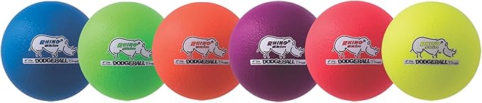 Champion Sports® Rhino Skin® Low Bounce Dodgeball Sets & Singles for Playground, PE, Backyard & League Games – Team Sports Equipment for Youth & Adults