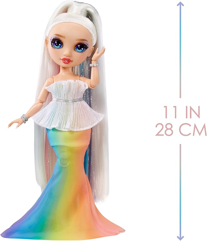 Rainbow High Fantastic Fashion Amaya Raine – Rainbow 11” Fashion Doll and Playset with 2 Complete Doll Outfits, and Fashion Play Accessories, Great Gift for Kids 4-12 Years Old