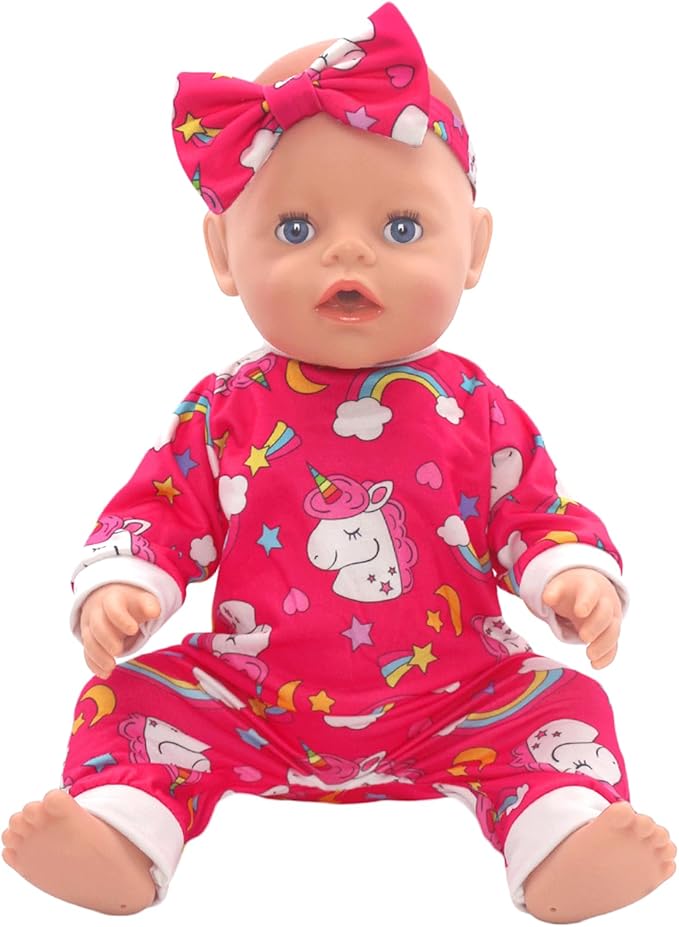 14-18 inch Doll Clothes and Accessories with Headband 5-Packs for 14-18 inch Doll (Not Include Doll)