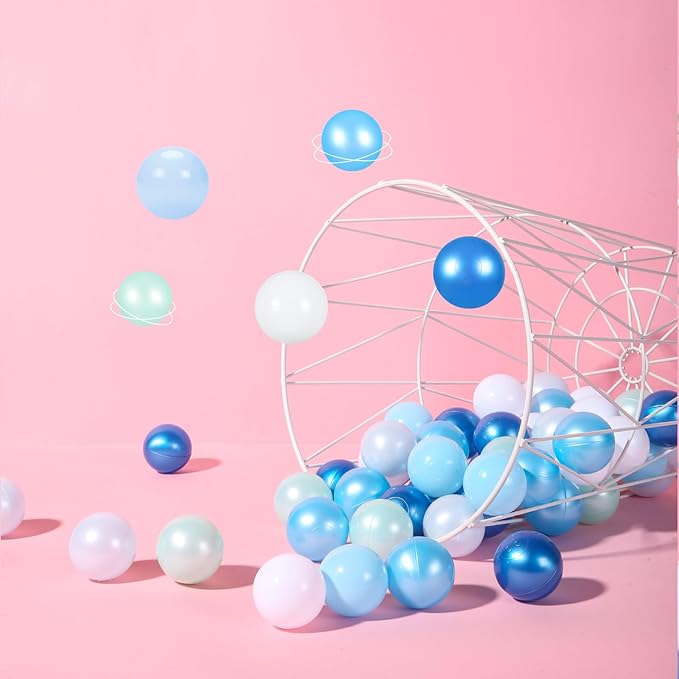 STARBOLO Ball Pit Balls for Toddlers Phthalate Free BPA Free Non-Toxic Crush Proof Play Balls for Toddlers Kids Pool Playhouse Pack of 100 200 500