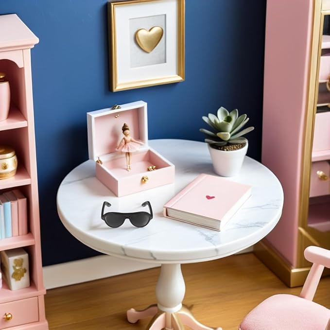 Gadpiparty 120pcs Mini Sunglasses for Crafts Black Doll Accessories Tiny Dollhouse Eyewear for DIY Decoration Plastic Miniature Glasses for Dressing up Play House Toys