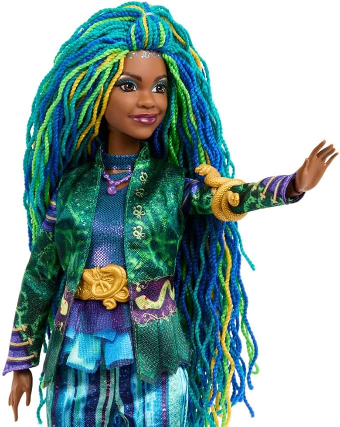 Mattel Disney Descendants: The Rise of Red Fashion Doll & Accessory Uliana, Younger Sister of Ursula with Movie-Inspired Clothes & Necklace