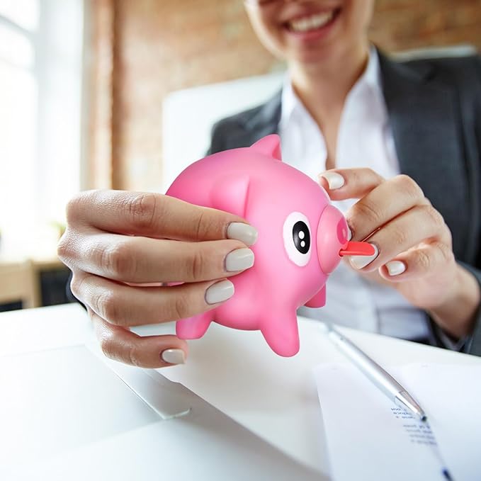Toyvian 5Pcs Stress Squeeze Toys Pig Shape with Tongue Out for Kids Adults Cute Decompression Animal Balls for Office Home Party Relaxation