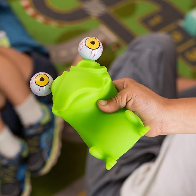 IPIDIPI TOYS Flippy Frog Squishy Eye Popping - Easter Basket Stuffers - Fun Fidget Sensory Squeeze Toy, Birthday Party Favors, Goodie Bag Stuffers for Boys and Girls