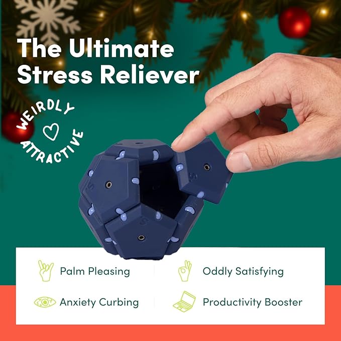 Speks Geode Magnetic Fidget Toy | Sensory Desk Toy for Adults & Teens 14+ | Stress Relief Gift | Sphere, Space Cadet