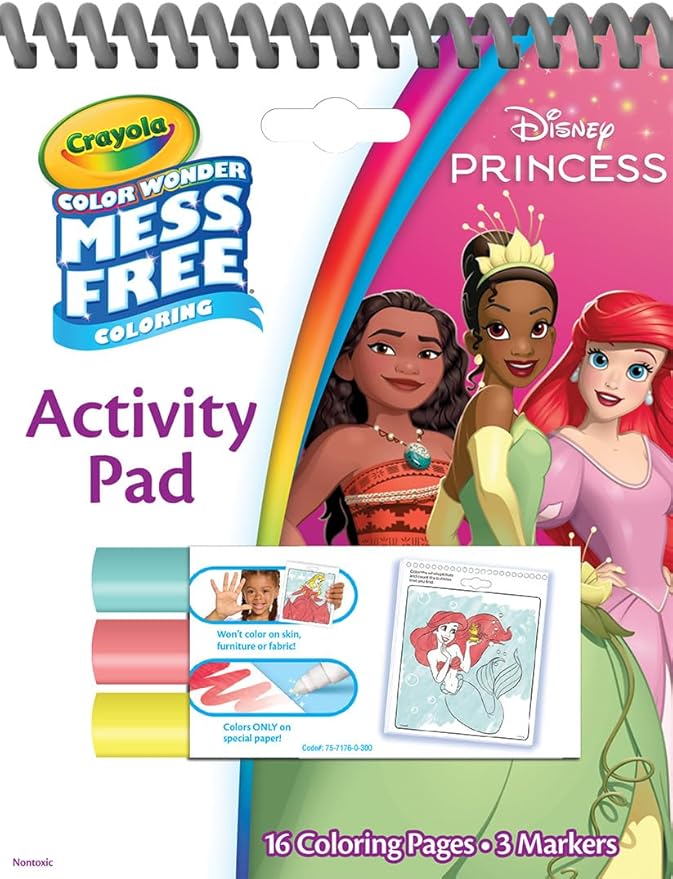 Crayola Disney Color Wonder Bundle (3 Pack), Essential Easter Basket Stuffer, Toddler Mess Free Activity Pads & Markers, Disney Coloring Toys, Easter Gift, 3+