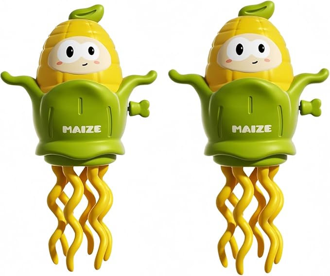 Wind-Up Toys 2 Pack Corn, Dual Play Modes, Dancing & Sliding Car, Spring Summer Fun, Birthday Party Favor, Parent-Child Interactive Gift, Educational & Brain-Boosting Toy for Kids 3+(2 Pack Corn)