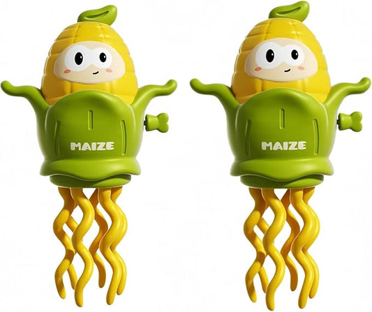 Wind-Up Toys 2 Pack Corn, Dual Play Modes, Dancing & Sliding Car, Spring Summer Fun, Birthday Party Favor, Parent-Child Interactive Gift, Educational & Brain-Boosting Toy for Kids 3+(2 Pack Corn)