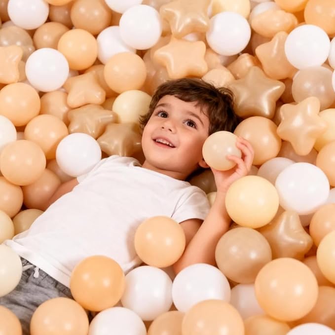 GOGOSO Ball Pit Balls for Toddlers Kids Plastic Balls for Ball-Pit Playpen Pool Baby Play Pastel BPA-Free Non Toxic Play Pastel Crush Proof Bal 50 100 200 500 1000 Count