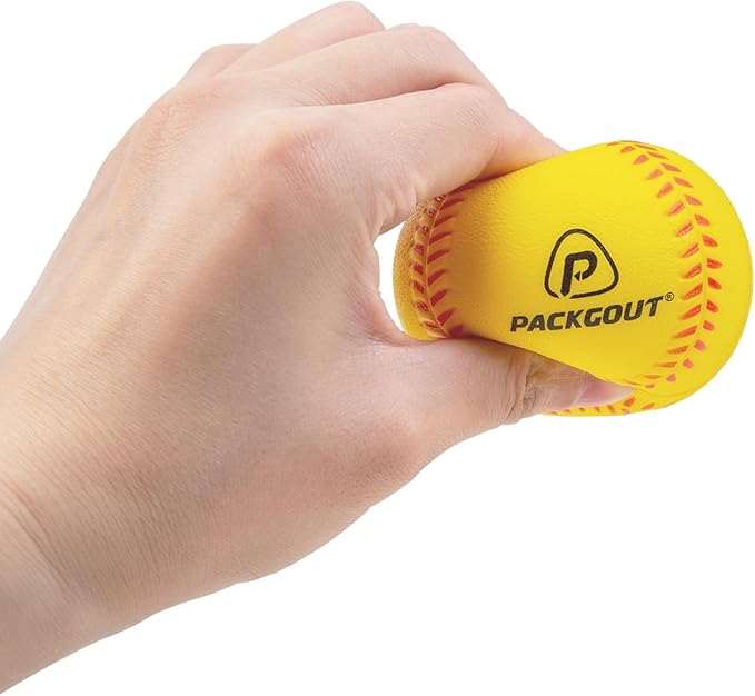 PACKGOUT Soft Foam Baseballs for Kids & Teenagers - Practice & Replacement Balls