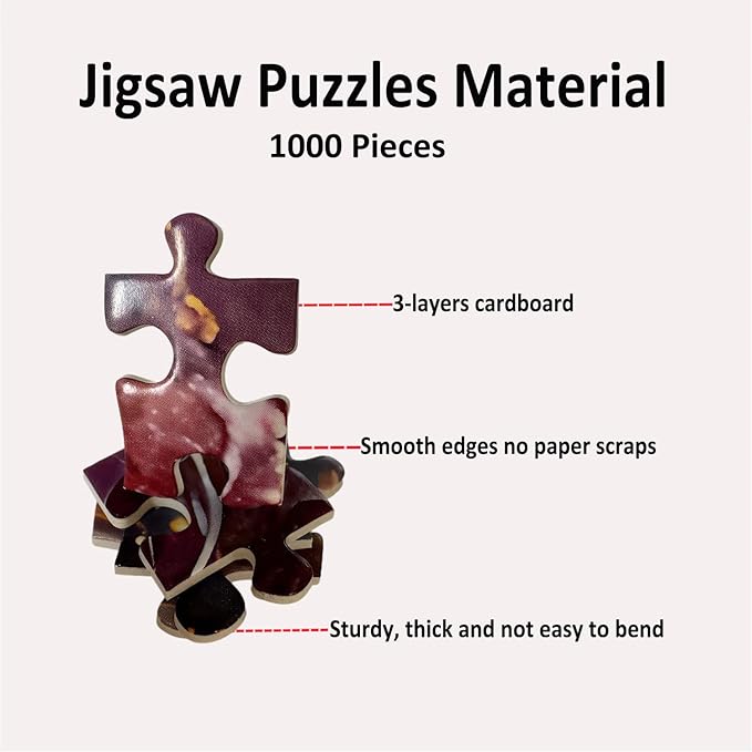 Jigsaw Puzzles for Adults 1000 Pieces Outer Space Planet Galaxy Puzzle Impossible Hard Difficult Challenging Puzzles for Teen Genesis of The Universe Jigsaw Puzzle 1000 Pieces 28 x 20 in