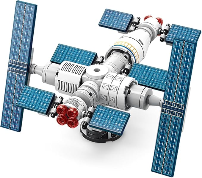 Vilbocr 96-Piece Space Station Building Blocks Set | STEM Educational Toys for Kids Ages 6-12 | Creative Astronaut Adventure Playset for Boys & Girls | Compatible with Major Brands