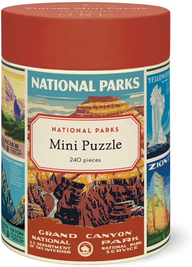 Cavallini 240 Piece Puzzle, National Parks (PZLMINI/NP)