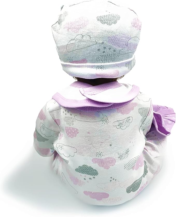 Reborn Baby Dolls Clothes Outfits 22 Inch Girl Clothing Accessories 5 Pcs Set for 20-23 Inch Newborn Reborn Dolls