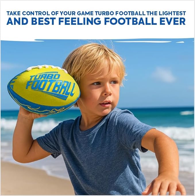 SOAK Waterproof Floating Football for Pool & Beach, Lightweight Non-Slip Surface, Easy Grip Water Toy for Outdoor Play