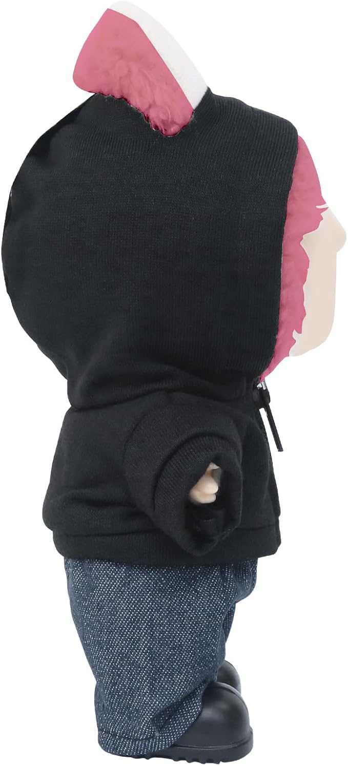 17cm Doll Clothes Sets(No Doll) Black Hoodie Outfits Handcrafted Designer Clothes Including Hoodie Trousers and Shoes