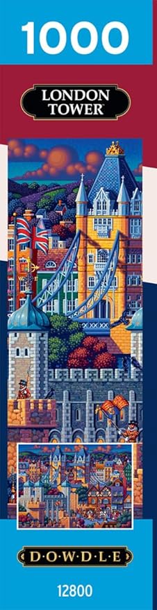 Buffalo Games – London Tower - Eric Dowdle - 1000 Piece Jigsaw Puzzle  Colorful Puzzle for Adults – Precision-Cut Pieces, Beautiful Artwork, and Hours of Relaxing Fun