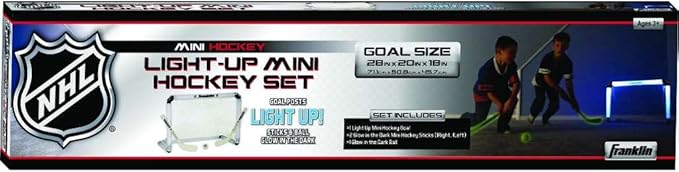 Franklin Sports Light Up Mini Hockey Set