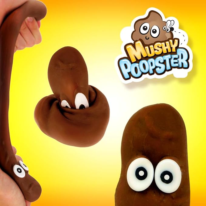 JA-RU Squishy Poop Toys for Kids (2 Pack) – Stretchy Poop Squishy Fidget Toys, Stress Relief Toy, Funny Gag Gifts, Party Favors, Goodie Bag Stuffers & Classroom Prizes. 6448-2p