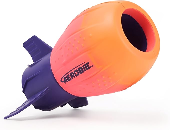 Spin Master Aerobie Super Sonic Fin Catch Football Toy, Aerodynamic Football Toys with Soft Construction, Outdoor Games for Kids Aged 8 & Up, Blue/Orange