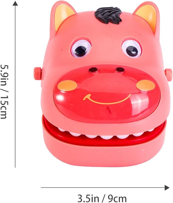 Funny Trick Bear for Family Prank Game Biting Finger Plaything with Smooth Edges Safe Interactive for Birthday and Holiday Fun
