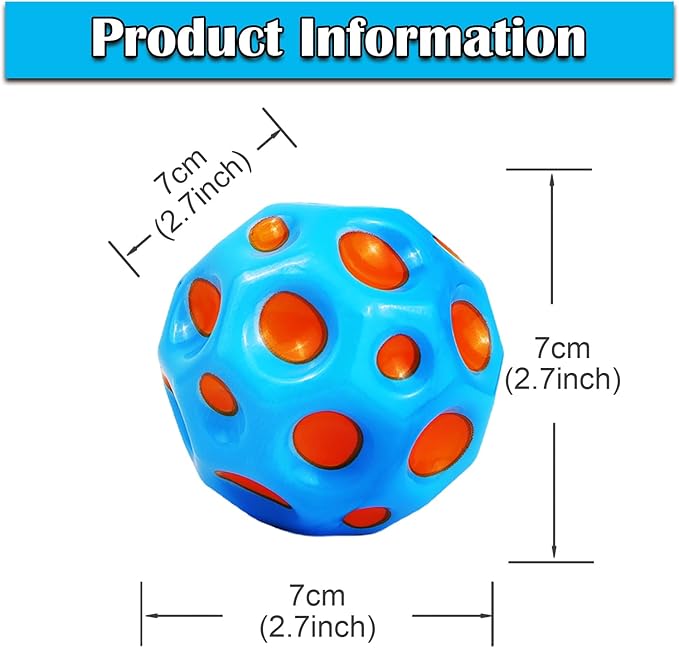 Super High Jumping Ball,Extreme High Bouncing Ball, Super High Bouncing Ball, Children's Sensory Ball, Athlete Training Ball