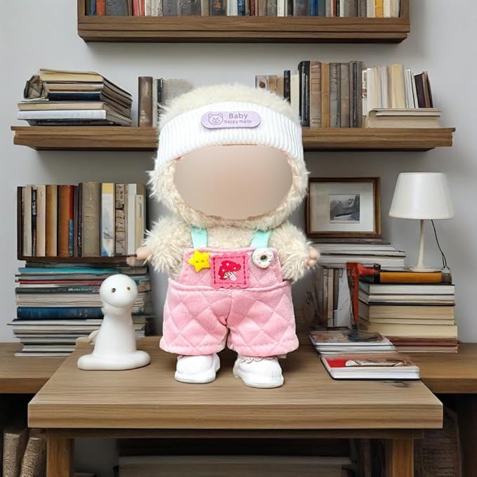 Clothes for 17 cm Dolls - 6 Set Clothes for 6.7 inch Doll, Premium Stylish Outfit with Accessories for Play & Display(No Doll (SET3)