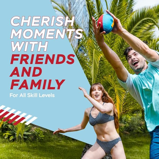 Sunlite Sports Water Football for All-Weather Outdoor Sports, Water Toy for Pool and Beach Party Game, Football Toy for Kids, Toddlers, Teens and Adults Family Fun, Birthday