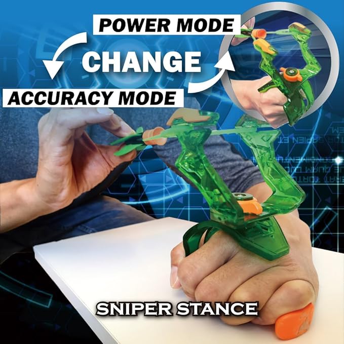 Amazing TOYZ Micro Missiles Green Bow and Arrow Toy for Kids 3 Inches Suction Cup Toy Rocket Launcher with Slingshot, Sticky Target Games Outdoor Backyard Play Birthday Gifts for Boys Girls Ages 6-12