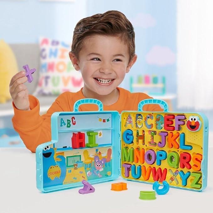 Sesame Street Elmo’s Learning Letters Bus Activity Board, Preschool Learning and Education