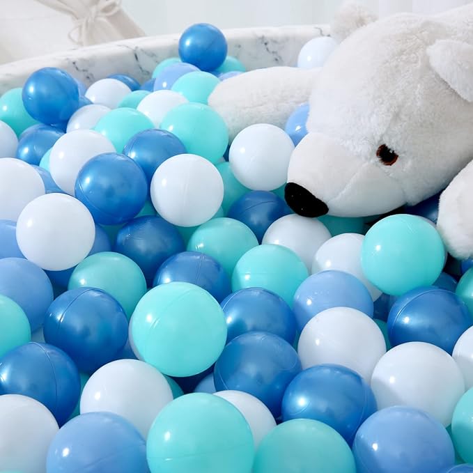 STARBOLO Ball Pit Balls for Toddlers Phthalate Free BPA Free Non-Toxic Crush Proof Play Balls for Toddlers Kids Pool Playhouse Pack of 100 200 500
