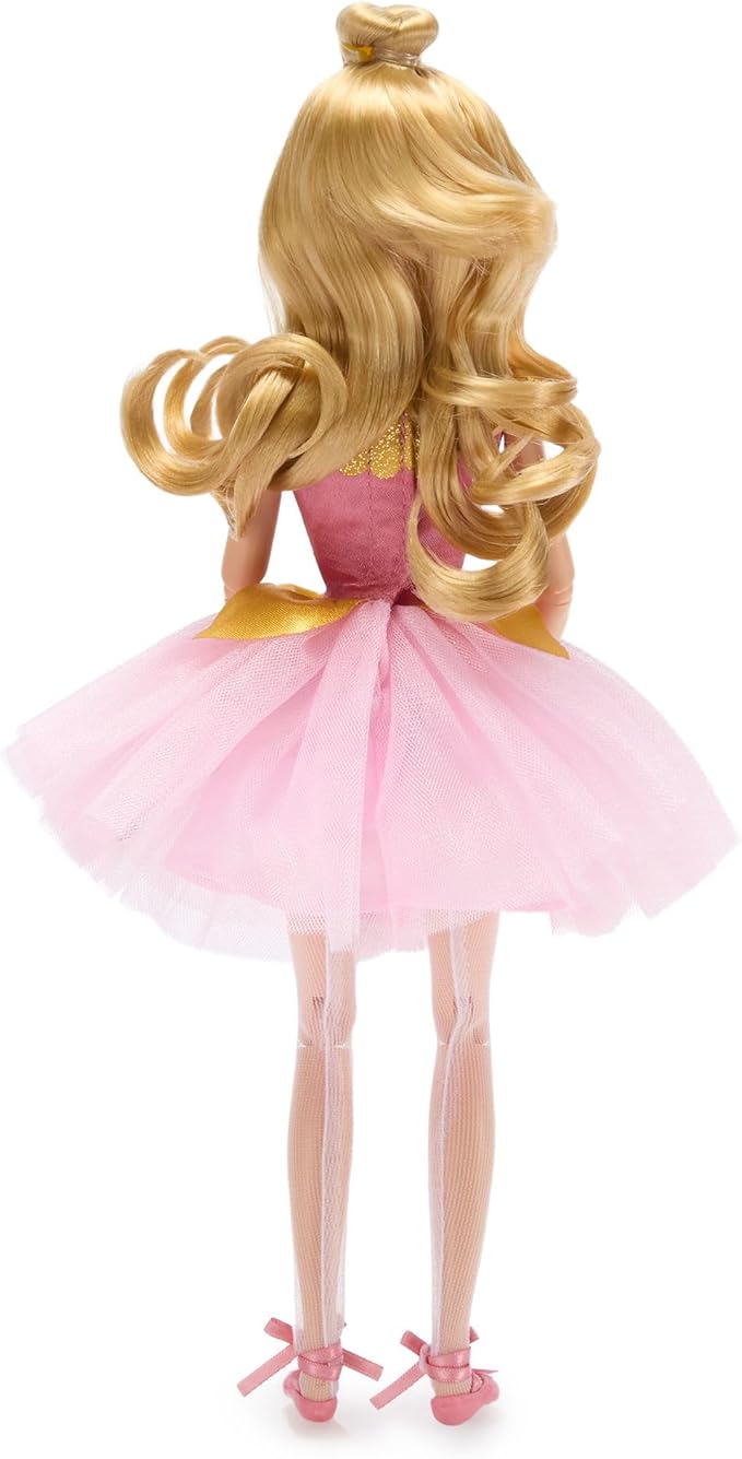 Disney Store Official Princess Ballet Doll - 11 Inch Aurora Ballerina Doll - Includes Brush with Molded Details, 2 Tutu Outfits, Accessories and Owl Figure - Disney Princess Toys for Girls