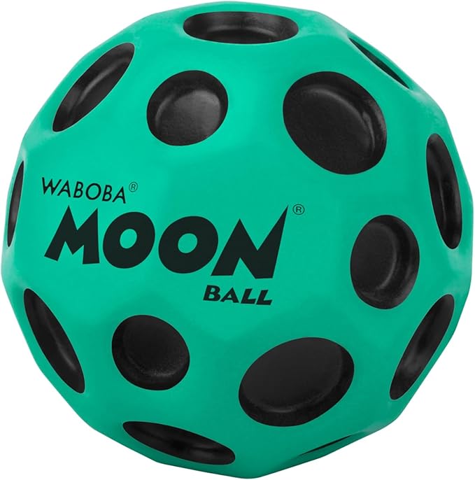 Waboba The Original Moon Ball - Hyper Bouncy Ball – Makes Pop Sound When Bounced - All Ages Extreme Bounce & Fun - Perfect for Active Play & Indoor or Outdoor Games