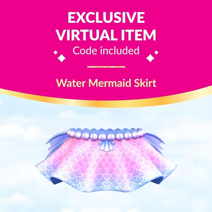 Royale High 3” Water Mermaid Fashion Doll - 1 Figure with 9 Fashion Accessories - Virtual Item Code Included - Series 3 - Ages 5+
