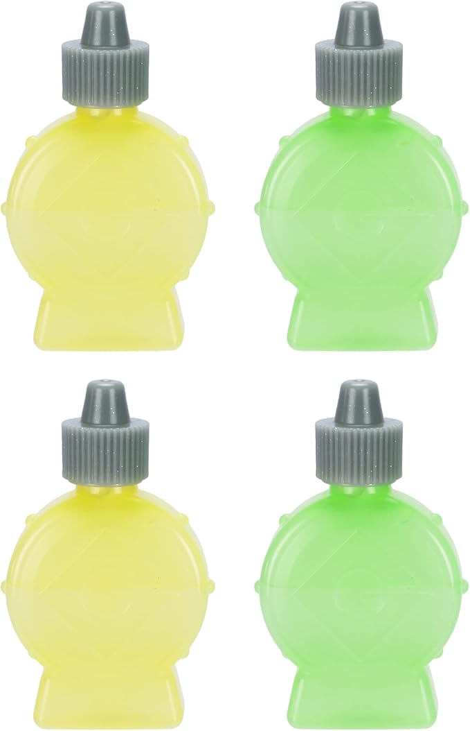 Minions Despicable Me Fart Blaster Refill Pack, Compatible with The Ultimate and Mega Ultimate Fart Blasters, Includes 4 Easy-to-Use Refill Bottles, 2 Banana Scent and 2 Stinky Fart Smell.