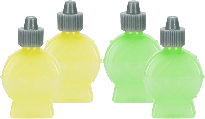 Minions Despicable Me Fart Blaster Refill Pack, Compatible with The Ultimate and Mega Ultimate Fart Blasters, Includes 4 Easy-to-Use Refill Bottles, 2 Banana Scent and 2 Stinky Fart Smell.