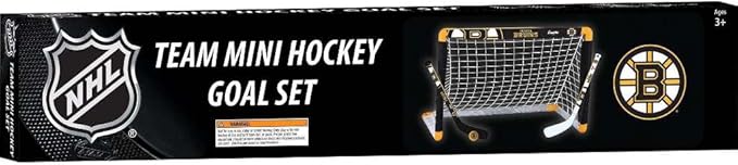 Franklin Sports NHL Mini Hockey Set - Kids Indoor Knee Hockey Goal, Ball, + 2 Stick Combo - Youth Team Indoor Toy Set - Official - Ages 3+