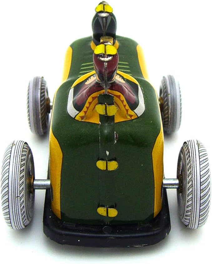 Charmgle Vintage Spring Wind Up Toys Clockwork Tinplate Toy, Small Tractor Playthings Christmas Stocking Stuffers Gifts Home Ornament Adult Collection