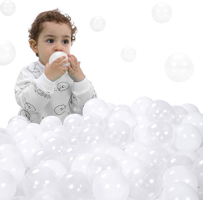 STARBOLO Ball Pit Balls for Toddlers Phthalate Free BPA Free Non-Toxic Crush Proof Play Balls for Toddlers Kids Pool Playhouse Pack of 100 200 500