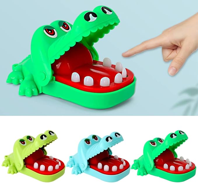 Rocodile Mouth Family Stress Relief Toy Game Kid Game Toy for Mouth Tooth Hand Finger for