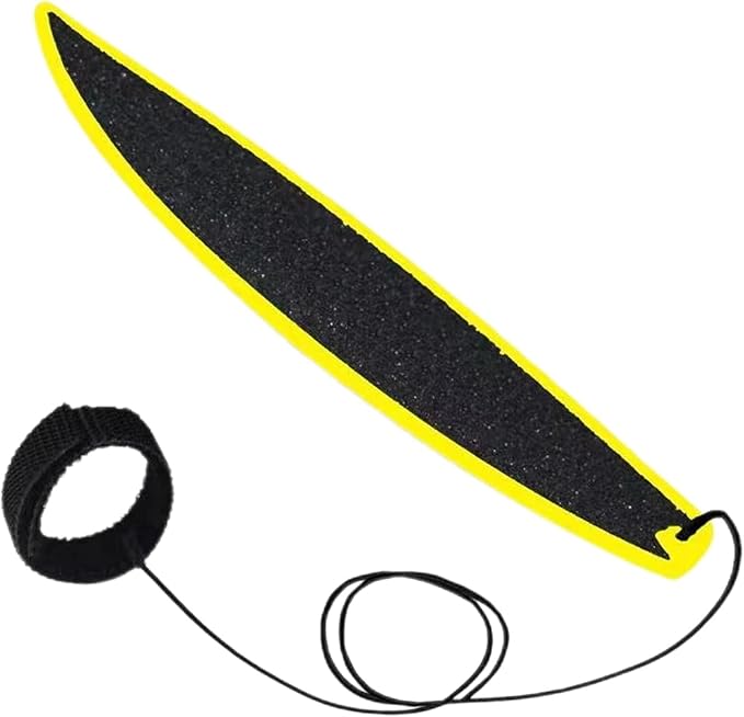 Finger Surfboard Toy for Adults,Finger Toys Finger Surf Board and Almost Anywhere,Surf in The Wind,Surfboard Fingertip Toys for Surfers,Surf Anytime Anywhere Novelty and Gag Adults Toy (Yellow)