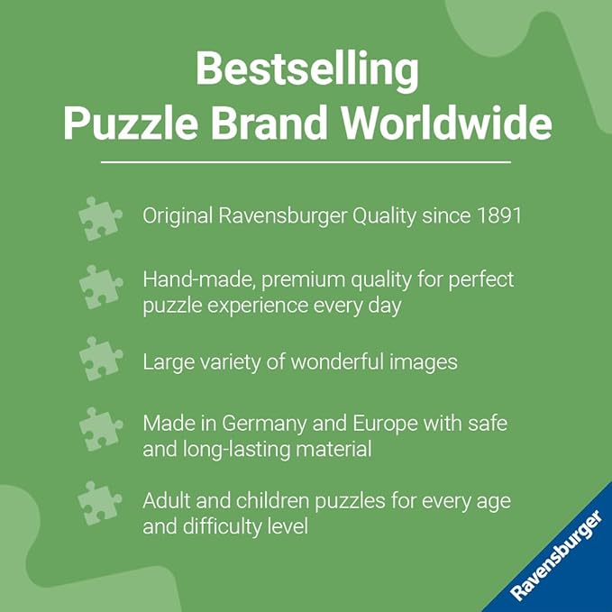 Ravensburger Cute Crafters - Large Format Jigsaw Puzzle for All Ages | 750 Unique Pieces | Softclick Technology FSC Certified | Ideal for Brain Game & Educational Fun