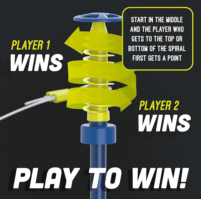 Swingball Pickleball Paddles Tether Tennis Game Set - Portable All-Surface Base, Durable, Easy Assembly, Indoor & Outdoor Games, Backyard Games for Kids, Active Play for Kids and Families, Ages 4+