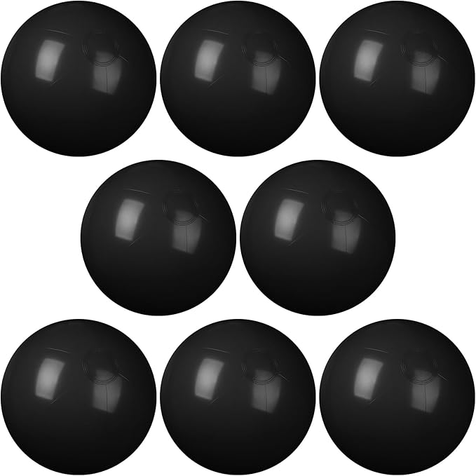 8 Pcs 12 Inch Solid Red Beach Balls Inflatable Beach Ball Bulk Large Blow up Pool Game Toys
