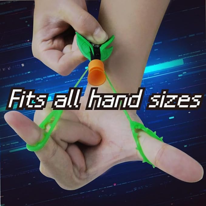 Amazing Toyz Micro Missile Rocket Launcher Toy Slingshot for Kids Adults Soft Rubber Suction Cup Sticky to Target 3 Inches Indoors Battle Sport Game Set