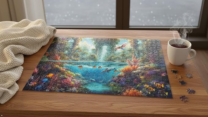 Buffalo Games - Noah Bay - Palace Gardens - 1000 Piece Jigsaw Puzzle for Adults - Challenging Puzzle Perfect for Game Nights - Finished Size is 26.75 x 19.75