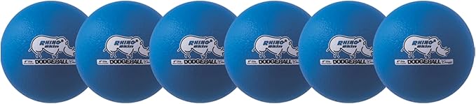 Champion Sports® Rhino Skin® Low Bounce Dodgeball Sets & Singles for Playground, PE, Backyard & League Games – Team Sports Equipment for Youth & Adults