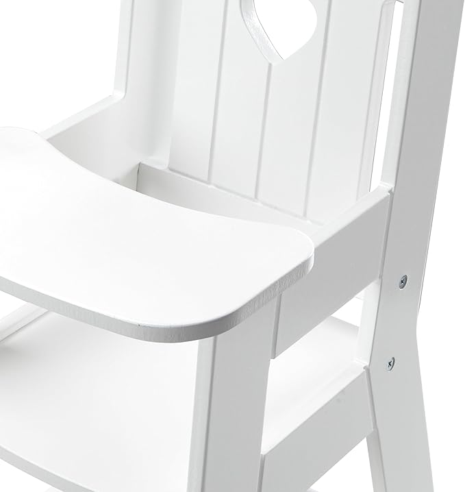 Melissa & Doug Play High Chair Pretend Play High Chair Baby Doll Accessories